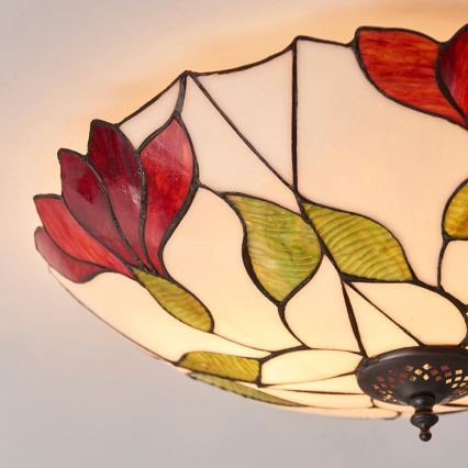 Endon 63960 - Plafonnier BOTANICA 2xE27/60W/230V Ø 45 cm