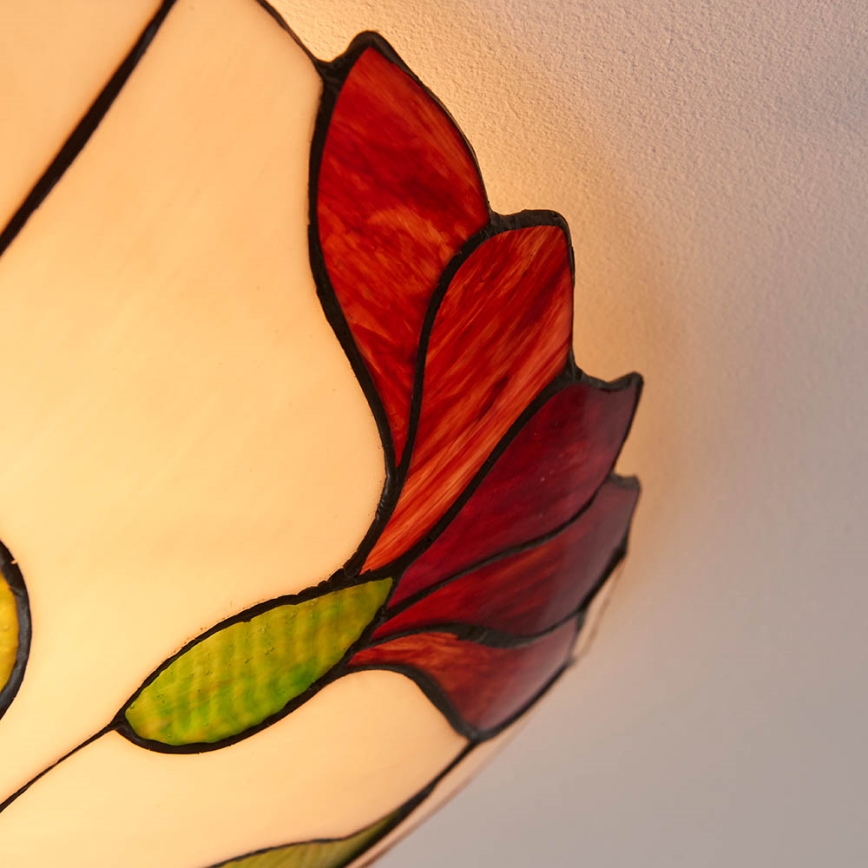 Endon 63960 - Plafonnier Tiffany BOTANICA 2xE27/60W/230V Ø 45 cm