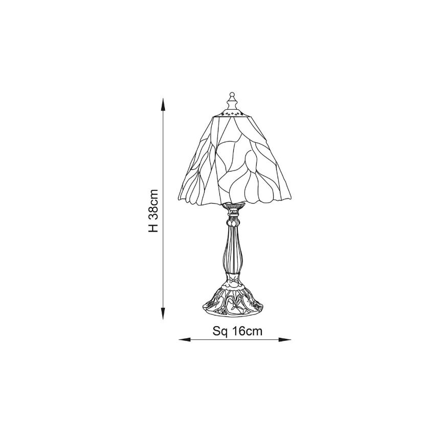 Endon 63963 - Lampe de table BOTANICA 1xE14/40W/230V d. 16 cm