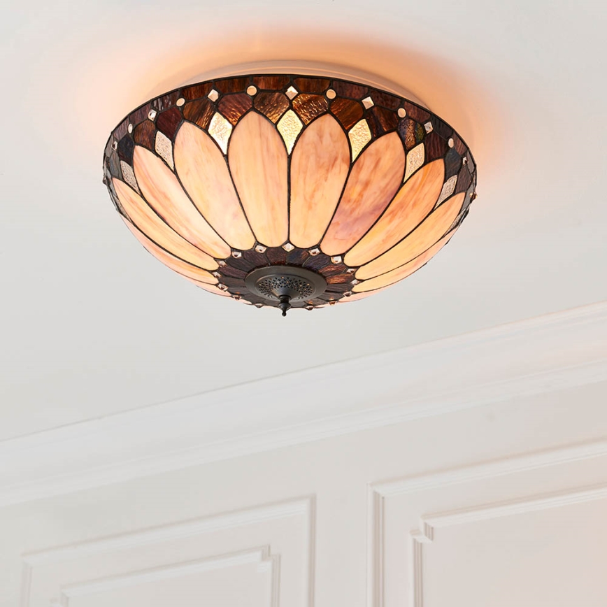 Endon 63973 - Plafondlamp BROOKLYN 2xE14/60W/230V diameter 50 cm