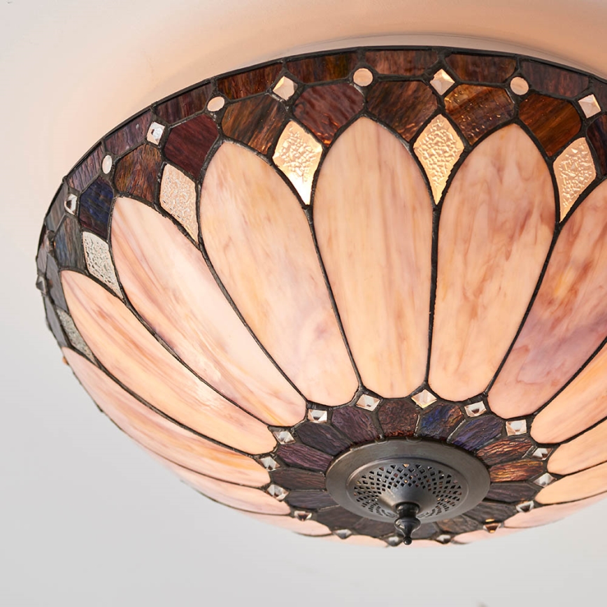 Endon 63973 - Plafondlamp BROOKLYN 2xE14/60W/230V diameter 50 cm