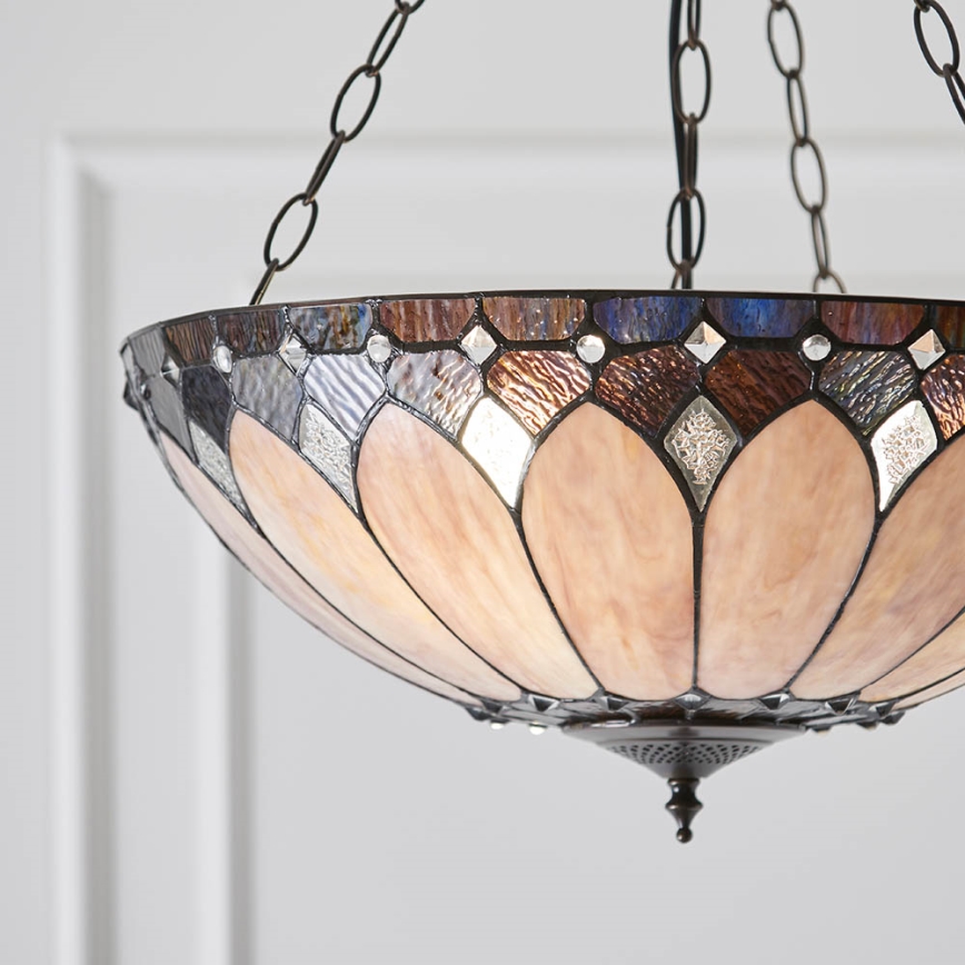 Endon 63976 - Kroonluchter aan ketting BROOKLYN 3xE27/60W/230V Ø 50 cm