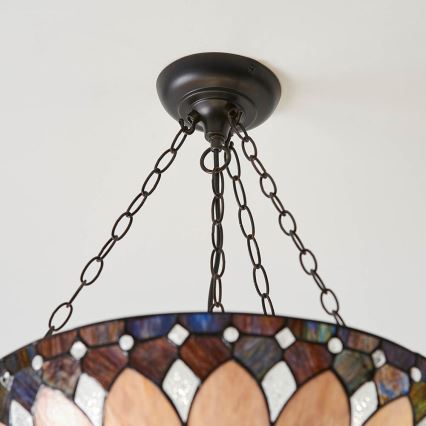 Endon 63976 - Kroonluchter aan ketting BROOKLYN 3xE27/60W/230V Ø 50 cm
