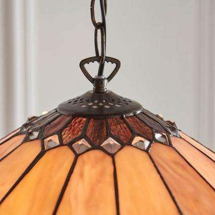 Endon 63977 - Suspension chaîne BROOKLYN 1xE27/60W/230V d. 40 cm
