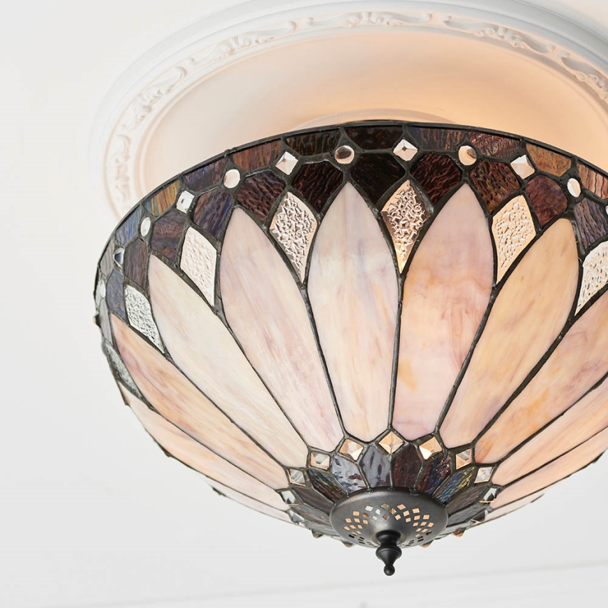 Endon 63978 - Bevestigde hanglamp BROOKLYN 3xE27/60W/230V diameter 40 cm