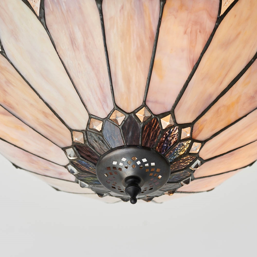 Endon 63978 - Bevestigde hanglamp BROOKLYN 3xE27/60W/230V diameter 40 cm