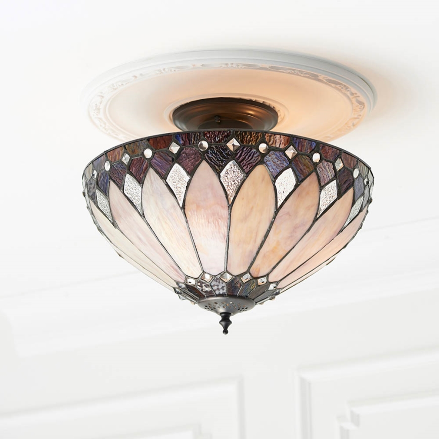 Endon 63978 - Plafonnier BROOKLYN 3xE27/60W/230V d. 40 cm