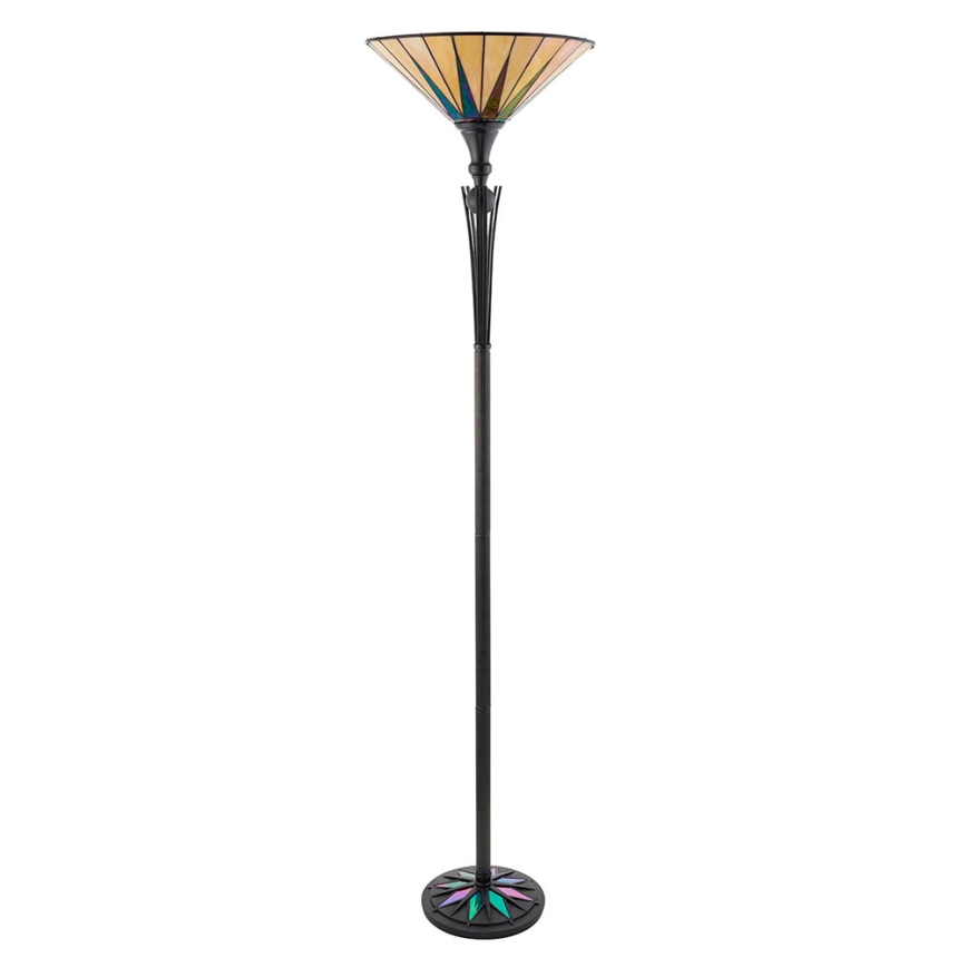Endon 64042 - Lampadaire Tiffany DARK STAR 1xE27/60W/230V Ø 42 cm