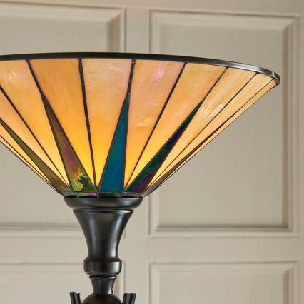 Endon 64042 - Lampadaire Tiffany DARK STAR 1xE27/60W/230V Ø 42 cm