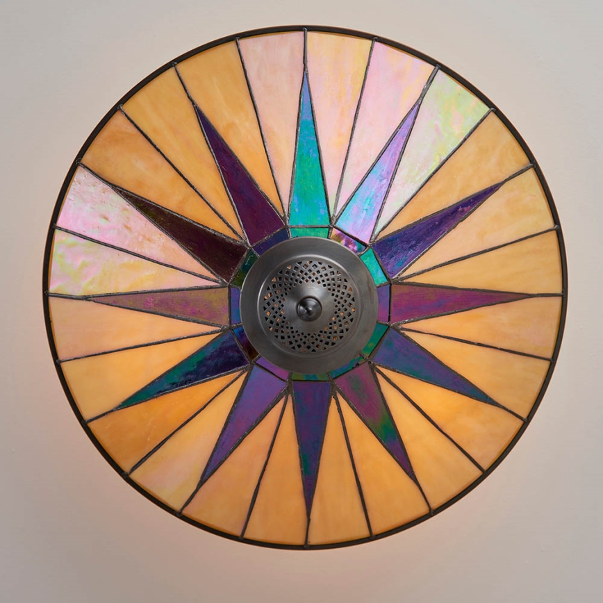 Endon 64043 - Plafonnier DARK STAR 3xE27/60W/230V d. 49 cm