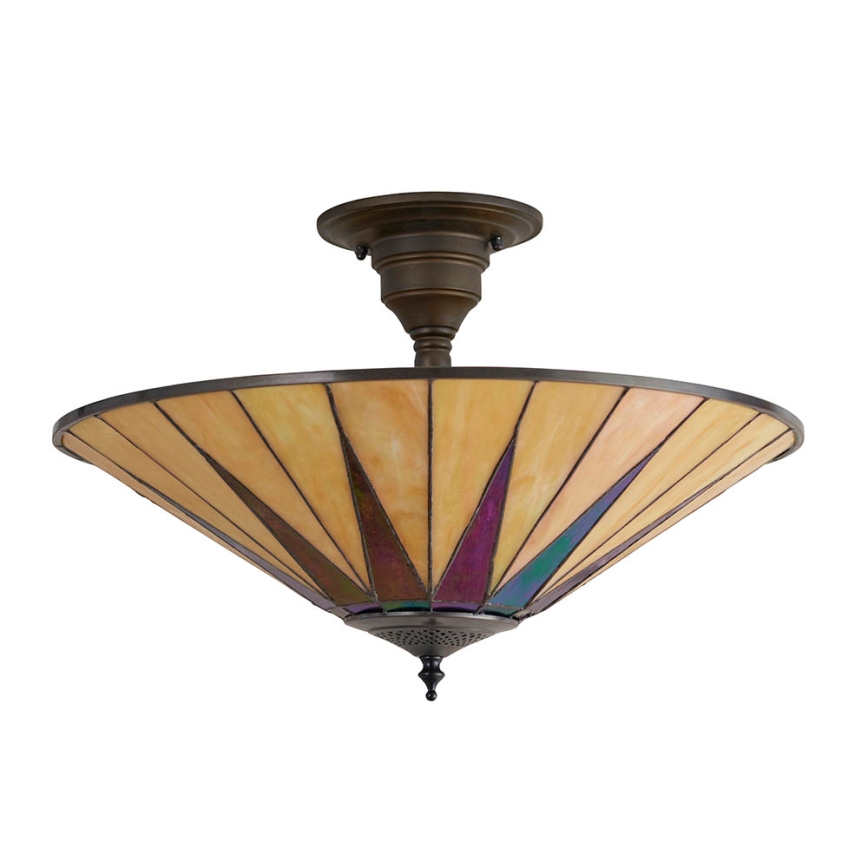 Endon 64043 - Plafonnier DARK STAR 3xE27/60W/230V d. 49 cm