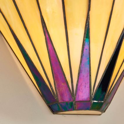 Endon 64046 - Applique murale Tiffany DARK STAR 1xE14/40W/230V