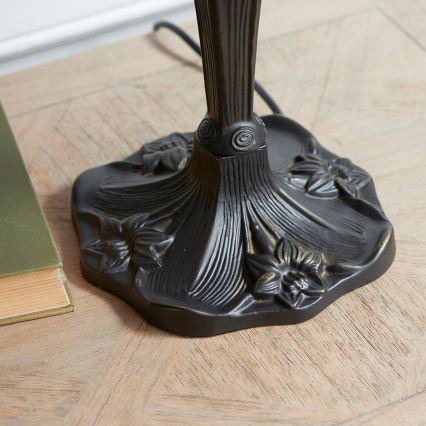 Endon 64085 - Tafellamp Tiffany DRAGONFLY 2xE27/60W/230V Ø 41 cm