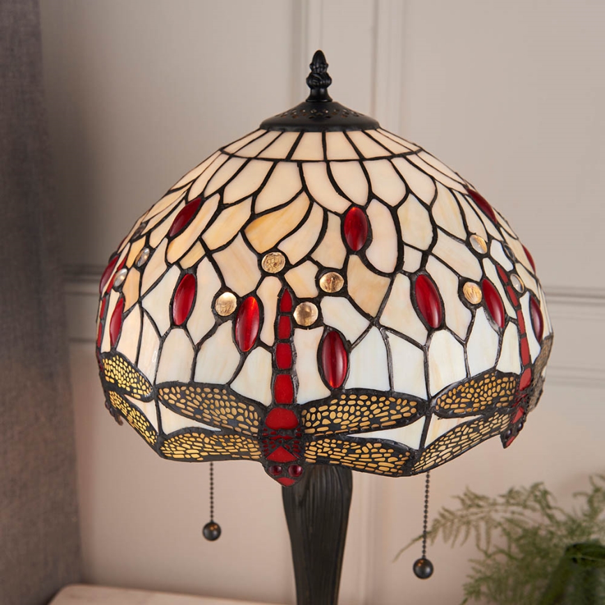 Endon 64086 - Lampe de table LIBELLULE 2xE27/60W/230V d. 30 cm