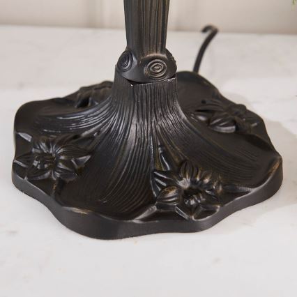 Endon 64086 - Lampe de table Tiffany DRAGONFLY 2xE27/60W/230V Ø 30 cm