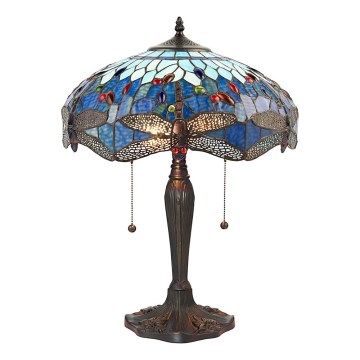 Endon 64089 - Lampe de table LIBELLULE 2xE27/60W/230V d. 41 cm
