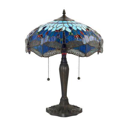 Endon 64089 - Lampe de table LIBELLULE 2xE27/60W/230V d. 41 cm