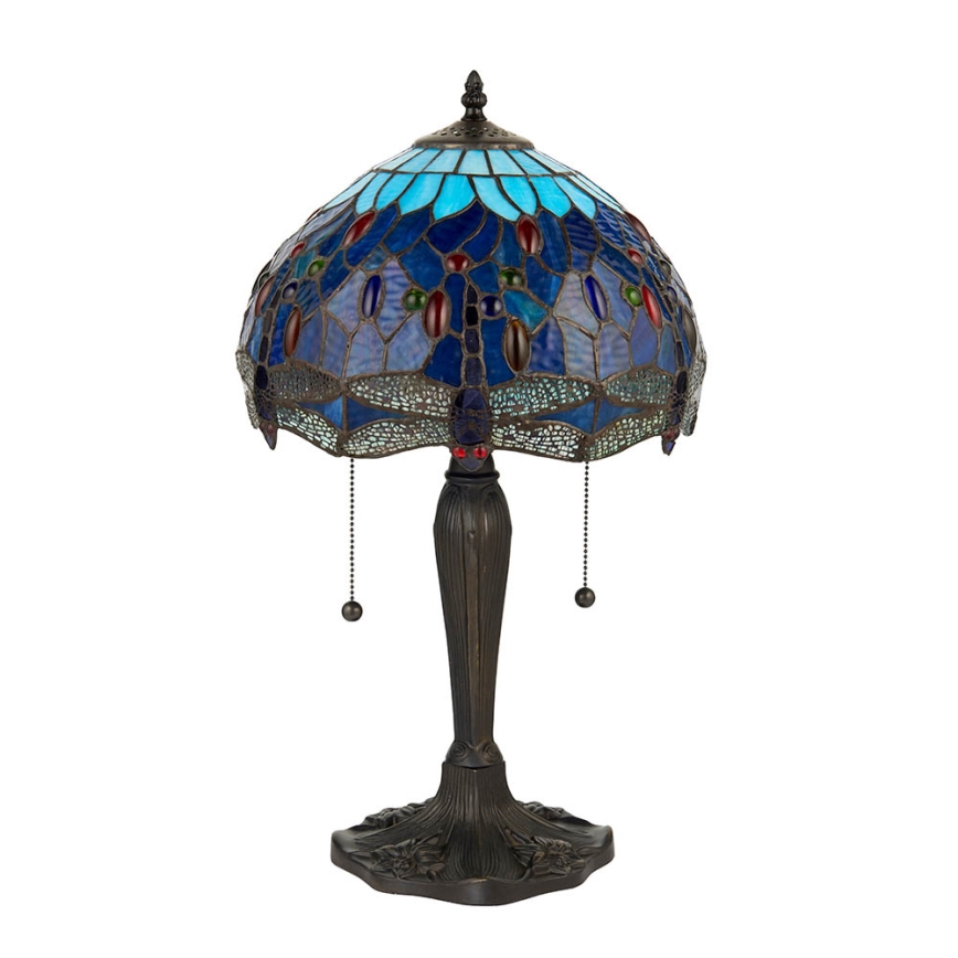 Endon 64090 - Lampe de table DRAGONFLY 2xE27/60W/230V Ø 30 cm