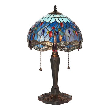 Endon 64090 - Tafellamp DRAGONFLY 2xE27/60W/230V Ø 30 cm