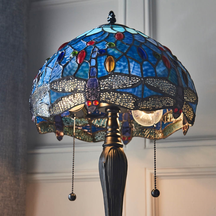 Endon 64090 - Tafellamp DRAGONFLY 2xE27/60W/230V Ø 30 cm