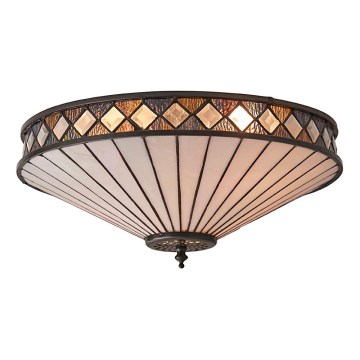 Endon 64145 - Plafonnier FARGO 2xE27/60W/230V d. 41,5 cm