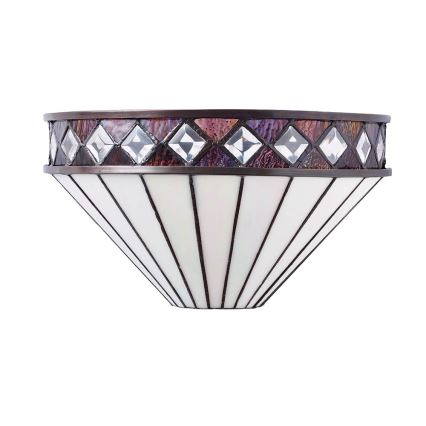 Endon 64149 - Wandlamp Tiffany FARGO 1xE14/40W/230V