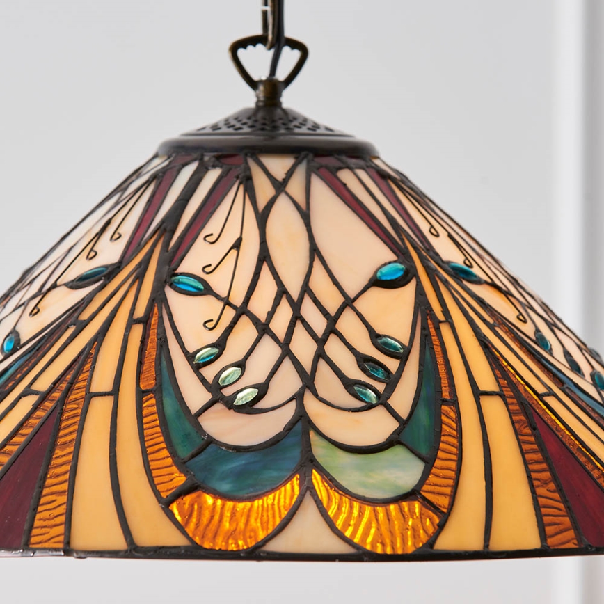 Endon 64162 - Hanglamp aan een ketting HECTOR 1xE27/60W/230V diameter 40 cm