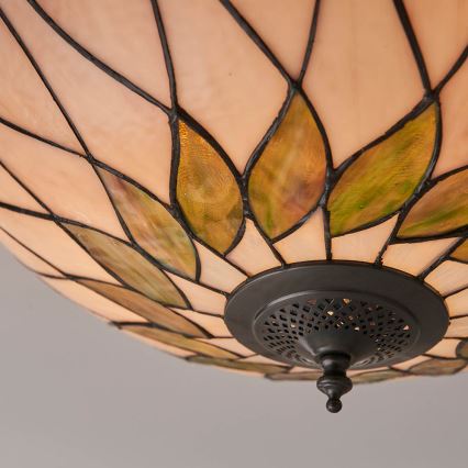 Endon 64173 - Plafonnier HUTCHINSON 2xE27/60W/230V d. 50 cm