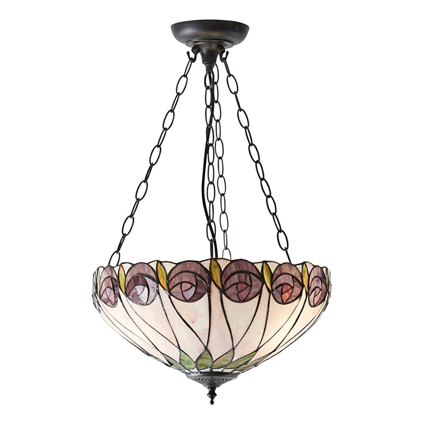 Endon 64175 - Hanglamp aan een ketting HUTCHINSON 3xE27/60W/230V diameter 40 cm