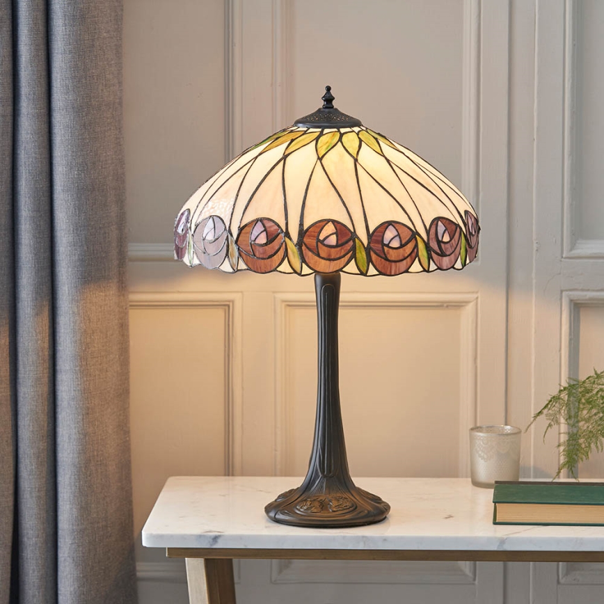 Endon 64177 - Lampe de table HUTCHINSON 1xE27/60W/230V d. 40 cm