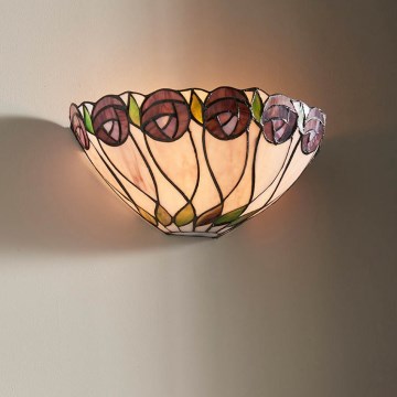 Endon 64178 - Applique murale Tiffany HUTCHINSON 1xE14/40W/230V