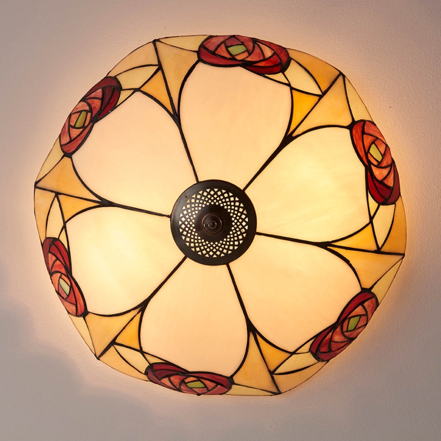 Endon 64182 - Plafonnier INGRAM 2xE27/60W/230V d. 45 cm