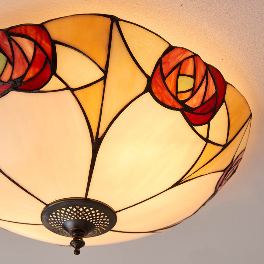 Endon 64182 - Plafonnier INGRAM 2xE27/60W/230V d. 45 cm