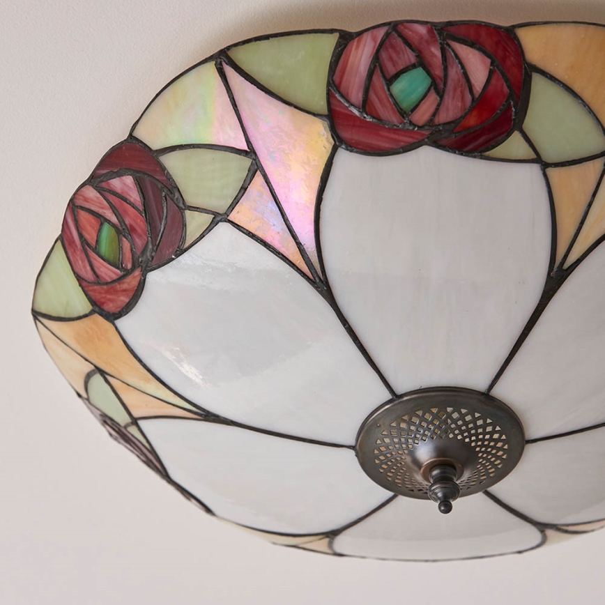 Endon 64182 - Plafonnier INGRAM 2xE27/60W/230V d. 45 cm