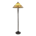 Endon 64192 - Lampadaire Tiffany JAMELIA 2xE27/60W/230V Ø 50 cm