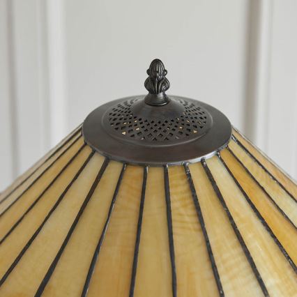 Endon 64192 - Staande Tiffany-lamp JAMELIA 2xE27/60W/230V Ø 50 cm