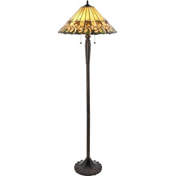 Endon 64192 - Vloerlamp JAMELIA 2xE27/60W/230V Ø 50 cm