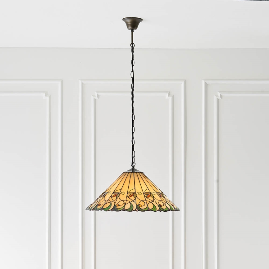 Endon 64194 - Hanglamp aan een ketting JAMELIA 3xE27/60W/230V diameter 50 cm
