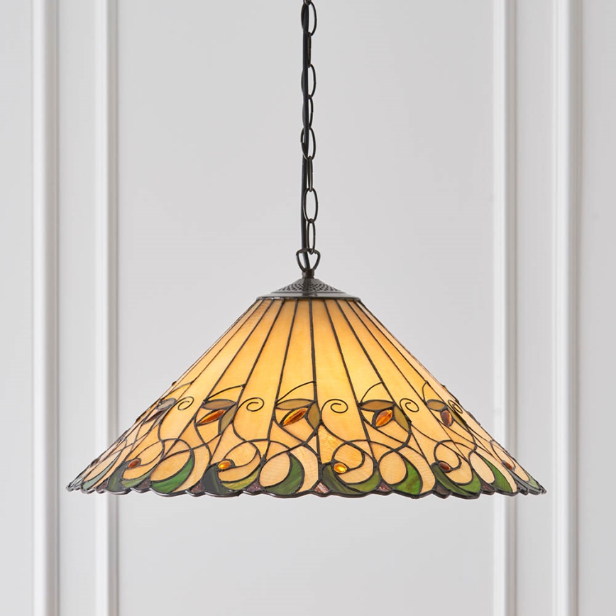 Endon 64194 - Hanglamp aan een ketting JAMELIA 3xE27/60W/230V diameter 50 cm