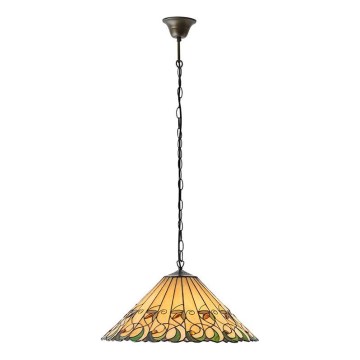 Endon 64194 - Lustre sur chaîne Tiffany JAMELIA 3xE27/60W/230V Ø 50 cm