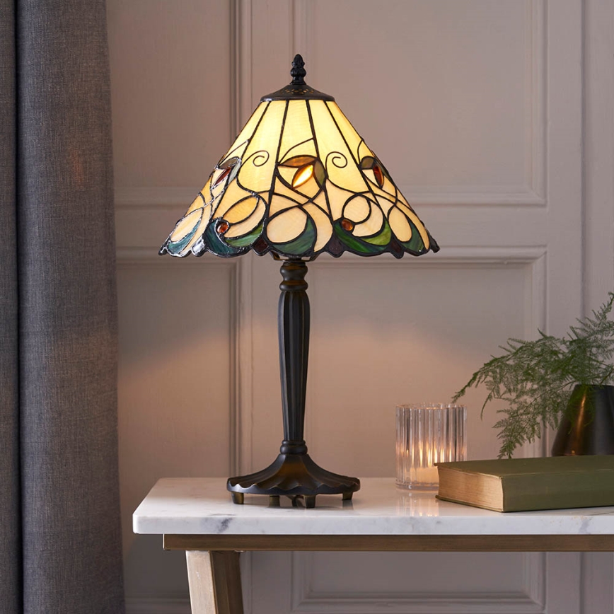 Endon 64195 - Tafellamp JAMELIA 1xE27/60W/230V Ø 31 cm
