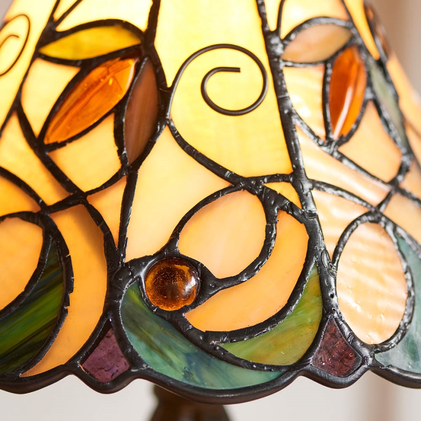 Endon 64196 - Tafellamp Tiffany JAMELIA 1xE14/40W/230V Ø 20 cm