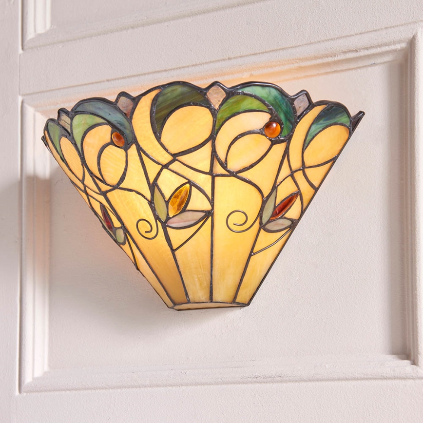 Endon 64198 - Applique murale Tiffany JAMELIA 1xE14/40W/230V