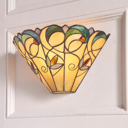 Endon 64198 - Tiffany wandlamp JAMELIA 1xE14/40W/230V