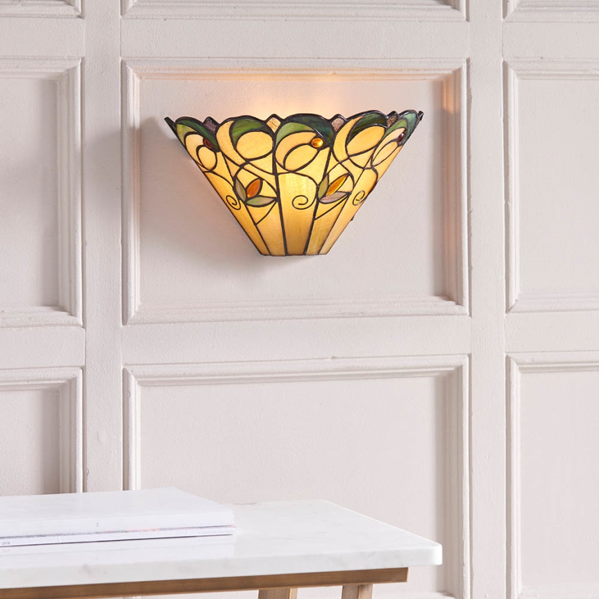Endon 64198 - Tiffany wandlamp JAMELIA 1xE14/40W/230V