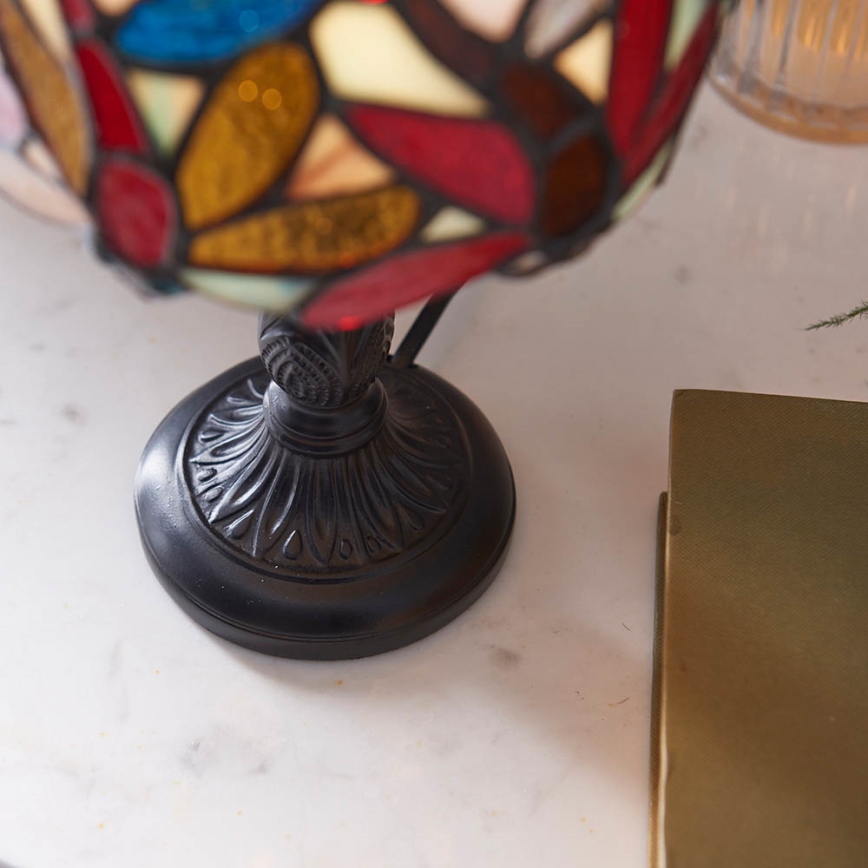 Endon 64246 - Tafellamp Tiffany LORETTE 1xE14/40W/230V Ø 15 cm