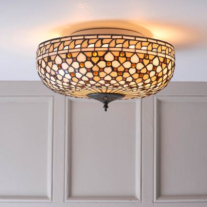 Endon 64276 - Plafondlamp MILLE FEUX 2xE27/60W/230V diameter 45 cm