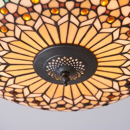 Endon 64276 - Plafondlamp MILLE FEUX 2xE27/60W/230V diameter 45 cm