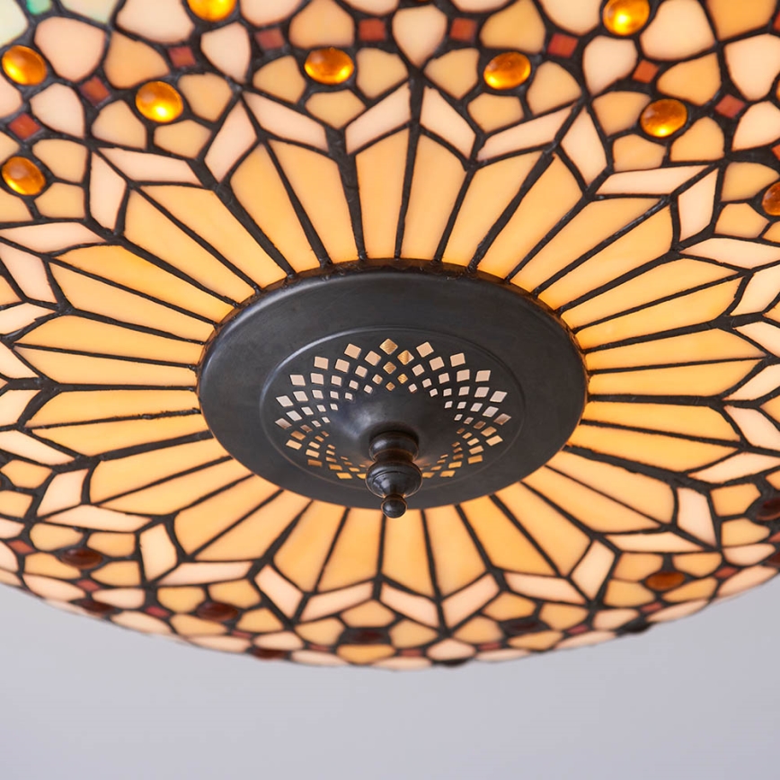 Endon 64276 - Plafondlamp MILLE FEUX 2xE27/60W/230V diameter 45 cm