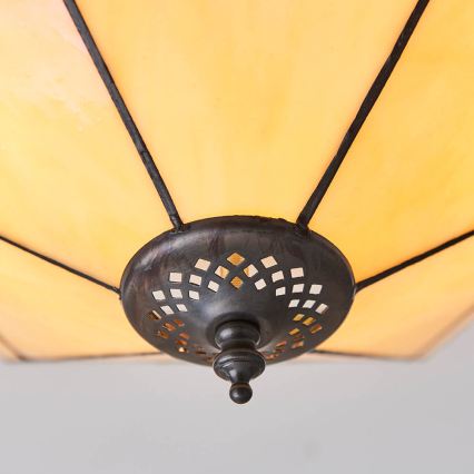 Endon 64284 - Plafondlamp Tiffany NEVADA 2xE27/60W/230V Ø 40 cm